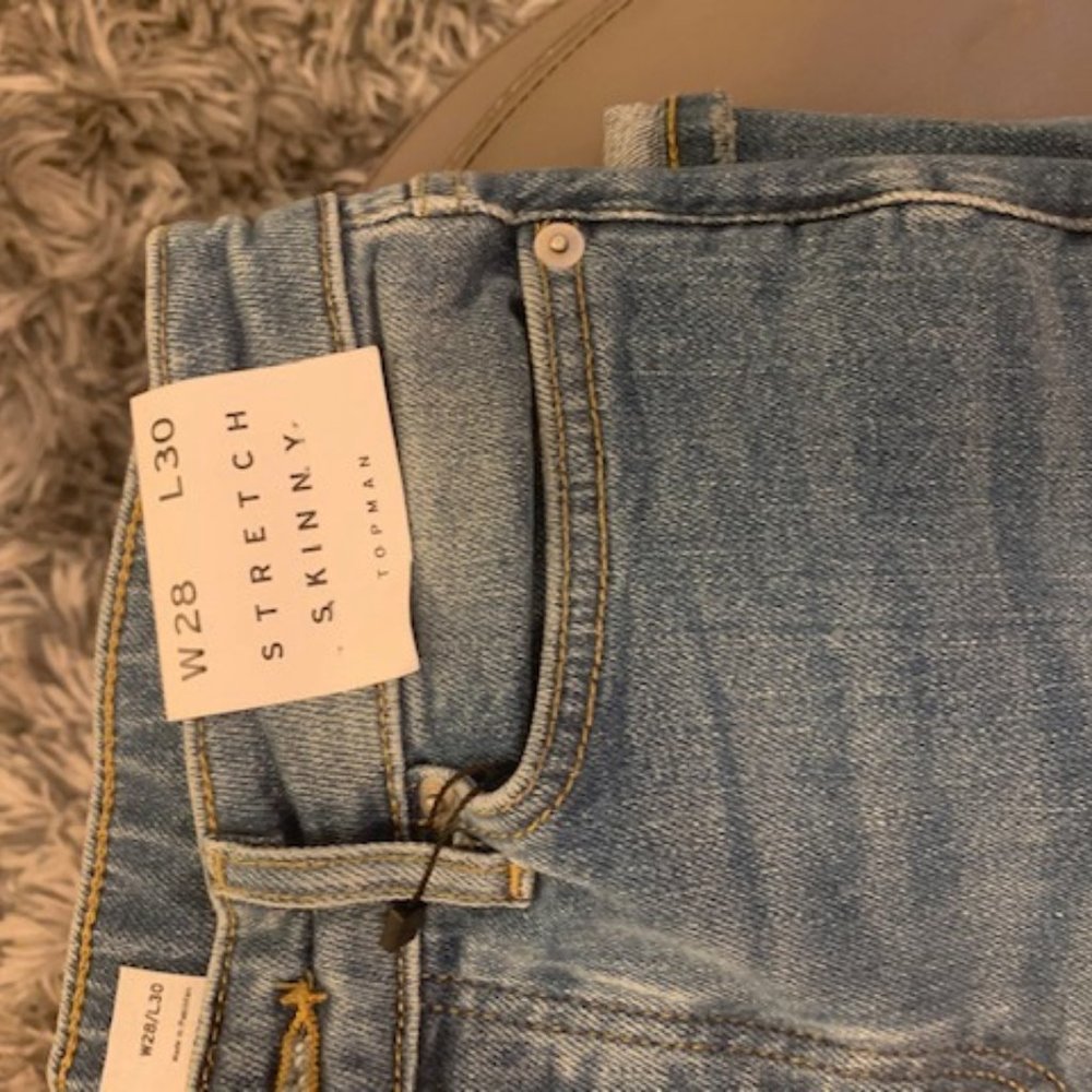 Topman Stretch Skinny Jeans